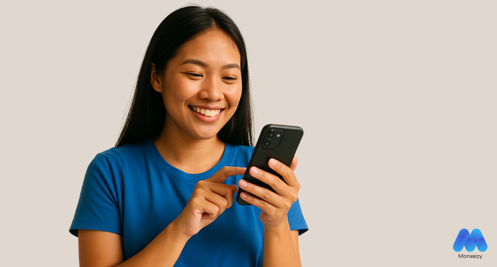 Filipino comparing loans online